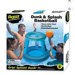 Aqua Blue Dunk & Splash Basketball Set